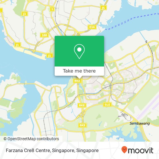 Farzana Cre8 Centre, Singapore map