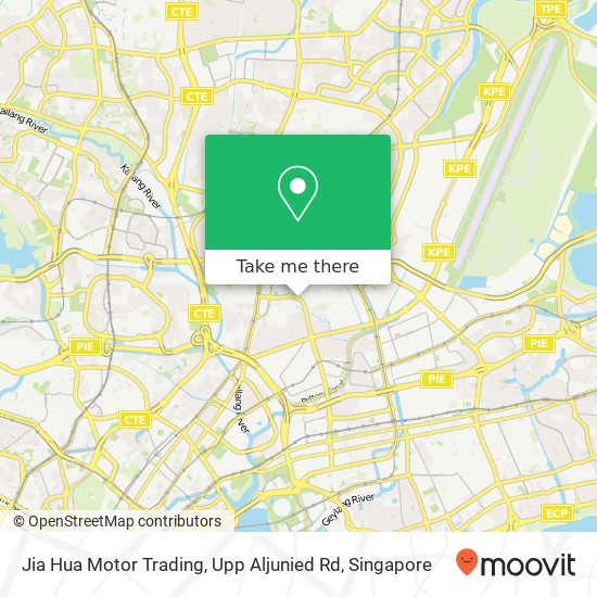 Jia Hua Motor Trading, Upp Aljunied Rd map