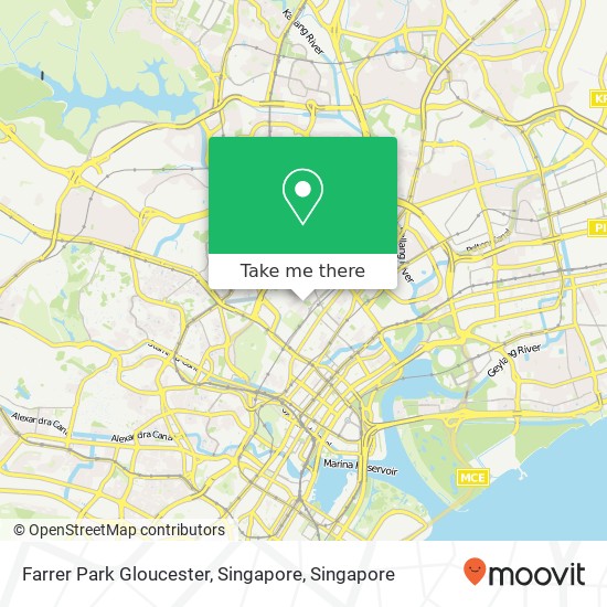 Farrer Park Gloucester, Singapore map