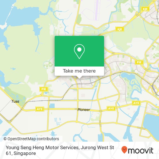 Young Seng Heng Motor Services, Jurong West St 61地图