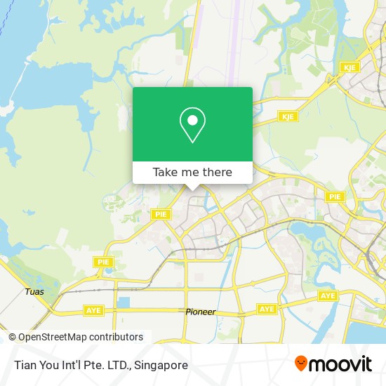 Tian You Int'l Pte. LTD. map