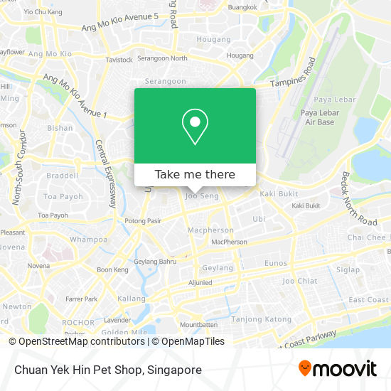 Chuan Yek Hin Pet Shop map