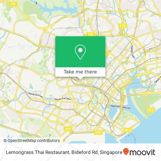 Lemongrass Thai Restaurant, Bideford Rd map