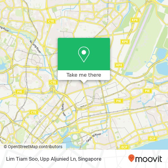 Lim Tiam Soo, Upp Aljunied Ln map