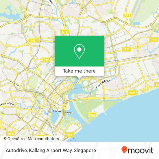 Autodrive, Kallang Airport Way map