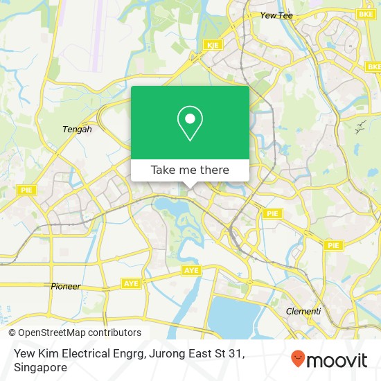 Yew Kim Electrical Engrg, Jurong East St 31 map