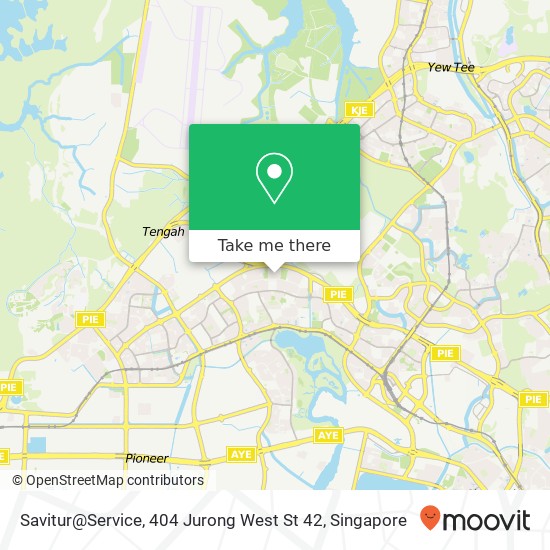 Savitur@Service, 404 Jurong West St 42地图