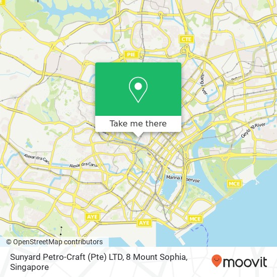 Sunyard Petro-Craft (Pte) LTD, 8 Mount Sophia map