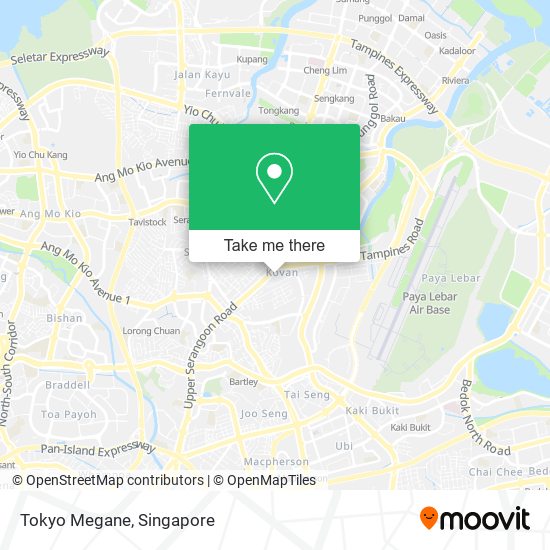 Tokyo Megane map