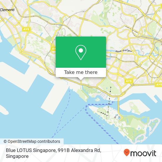 Blue LOTUS Singapore, 991B Alexandra Rd地图