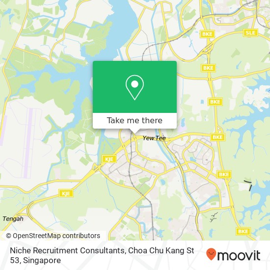 Niche Recruitment Consultants, Choa Chu Kang St 53 map