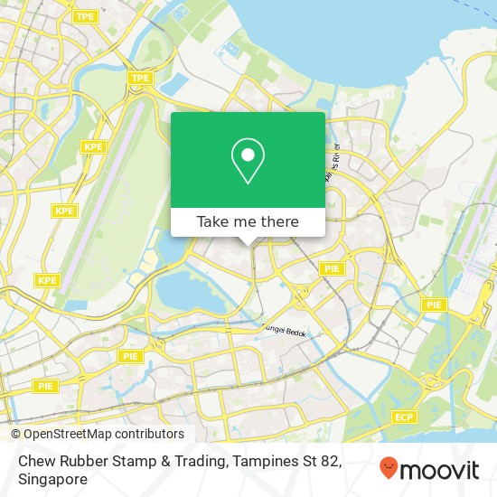 Chew Rubber Stamp & Trading, Tampines St 82 map