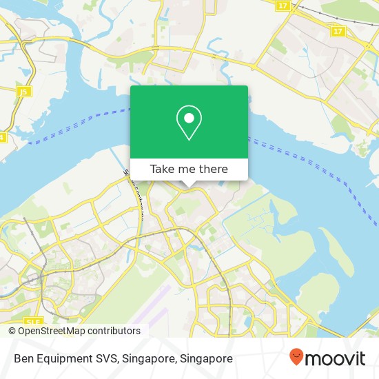 Ben Equipment SVS, Singapore map