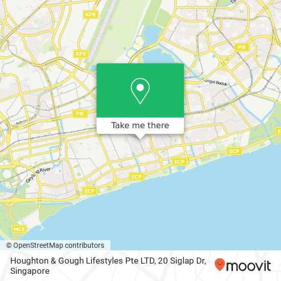 Houghton & Gough Lifestyles Pte LTD, 20 Siglap Dr地图