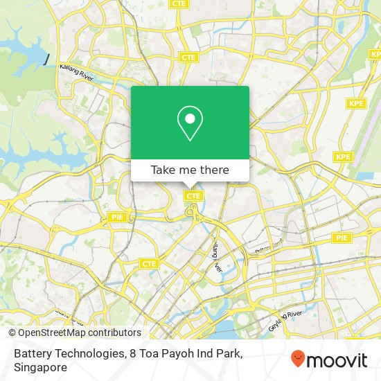 Battery Technologies, 8 Toa Payoh Ind Park map