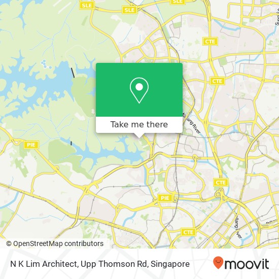 N K Lim Architect, Upp Thomson Rd map