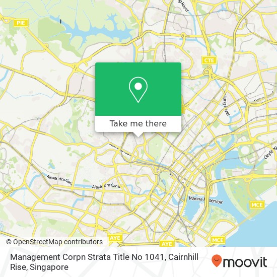 Management Corpn Strata Title No 1041, Cairnhill Rise map