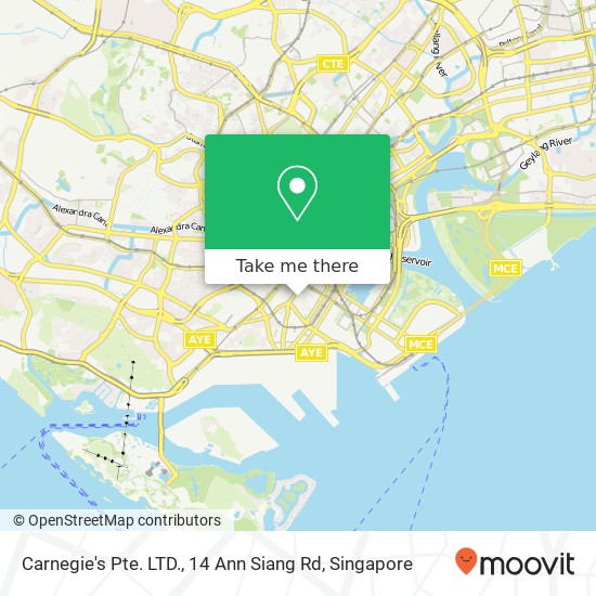 Carnegie's Pte. LTD., 14 Ann Siang Rd地图