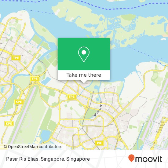 Pasir Ris Elias, Singapore地图