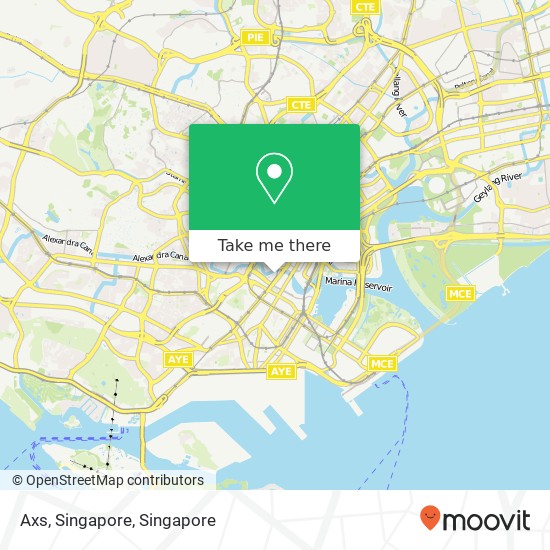 Axs, Singapore map
