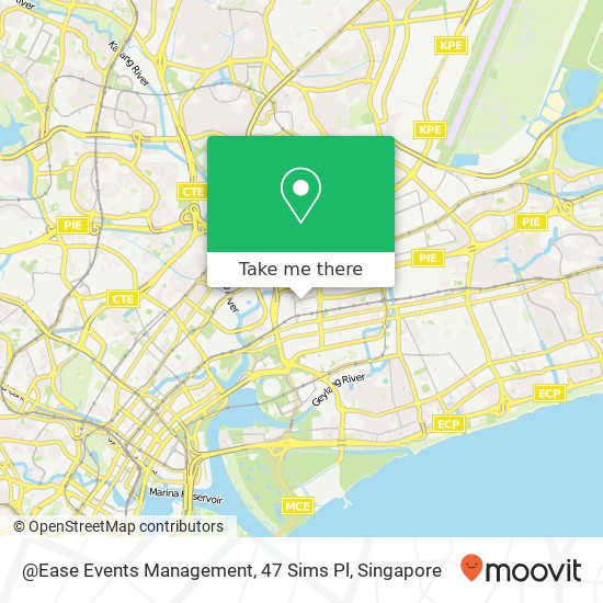 @Ease Events Management, 47 Sims Pl地图