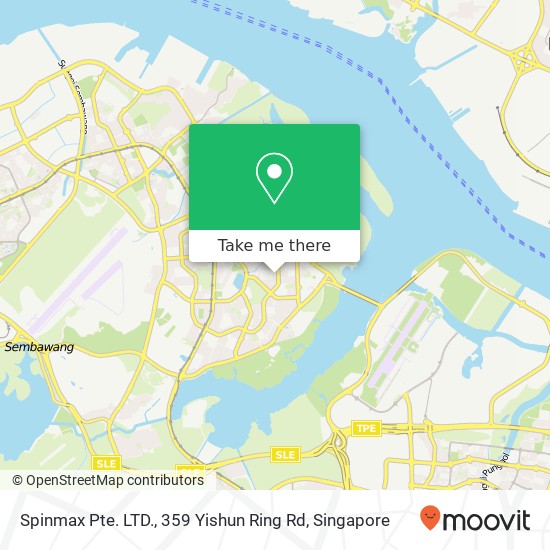 Spinmax Pte. LTD., 359 Yishun Ring Rd地图