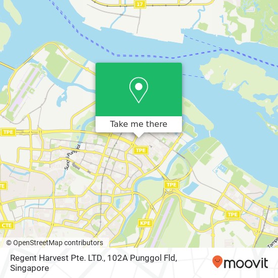 Regent Harvest Pte. LTD., 102A Punggol Fld地图