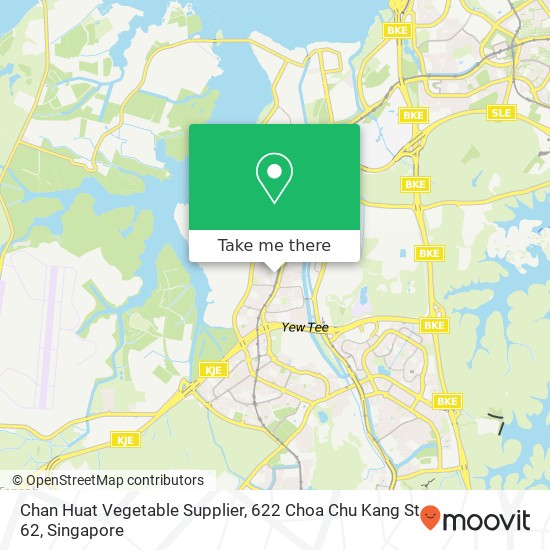 Chan Huat Vegetable Supplier, 622 Choa Chu Kang St 62地图