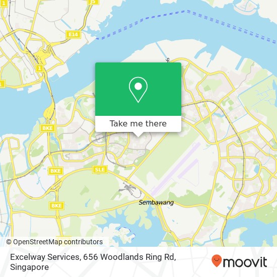Excelway Services, 656 Woodlands Ring Rd地图