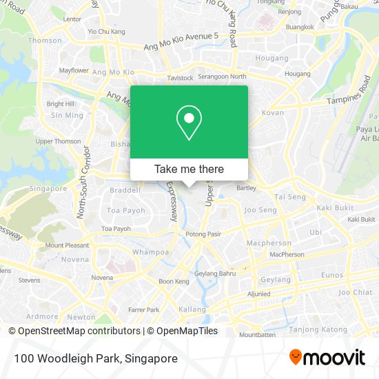 100 Woodleigh Park地图