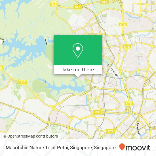 Macritchie Nature Trl at Petai, Singapore地图