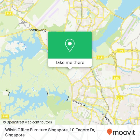 Wilsin Office Furniture Singapore, 10 Tagore Dr地图
