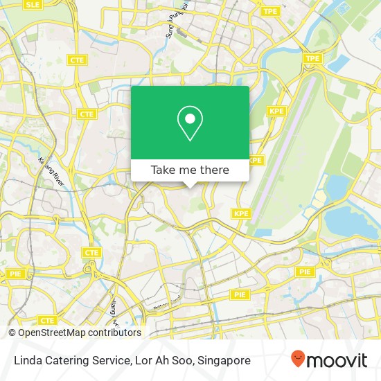 Linda Catering Service, Lor Ah Soo map