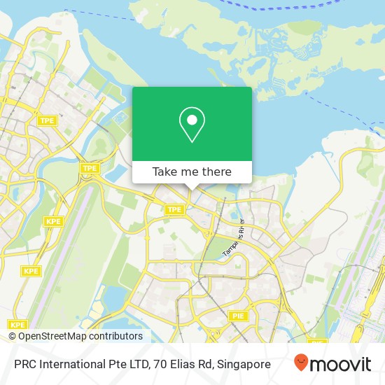 PRC International Pte LTD, 70 Elias Rd map