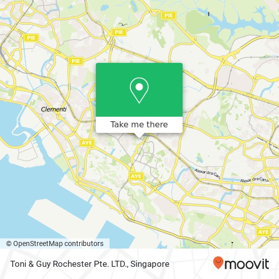 Toni & Guy Rochester Pte. LTD. map