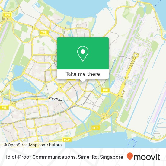 Idiot-Proof Commmunications, Simei Rd map