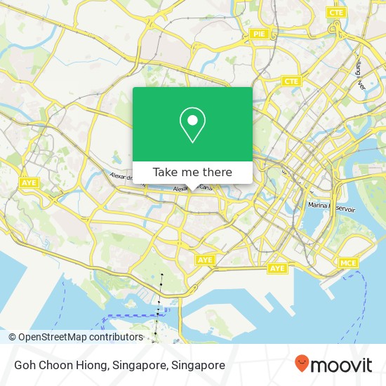 Goh Choon Hiong, Singapore map