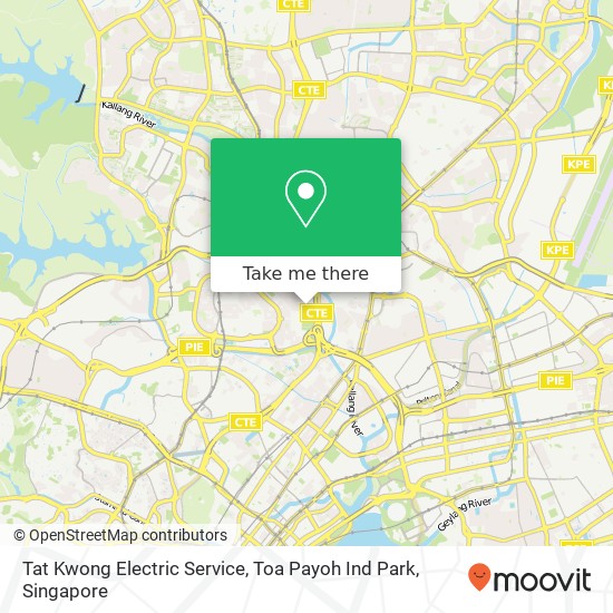 Tat Kwong Electric Service, Toa Payoh Ind Park map