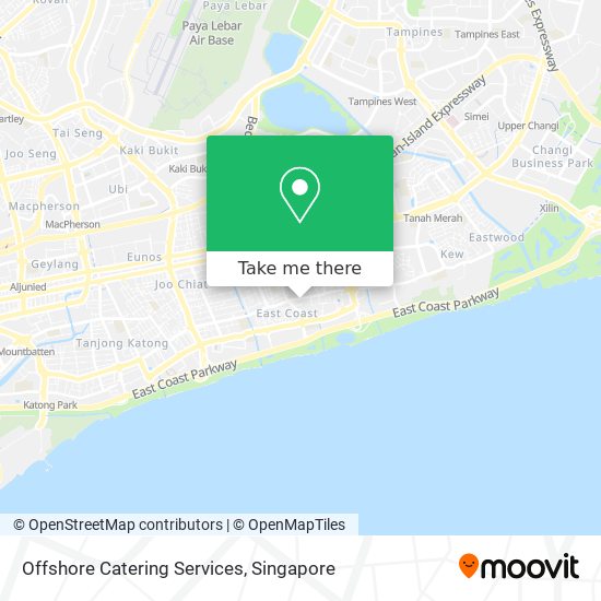 Offshore Catering Services map
