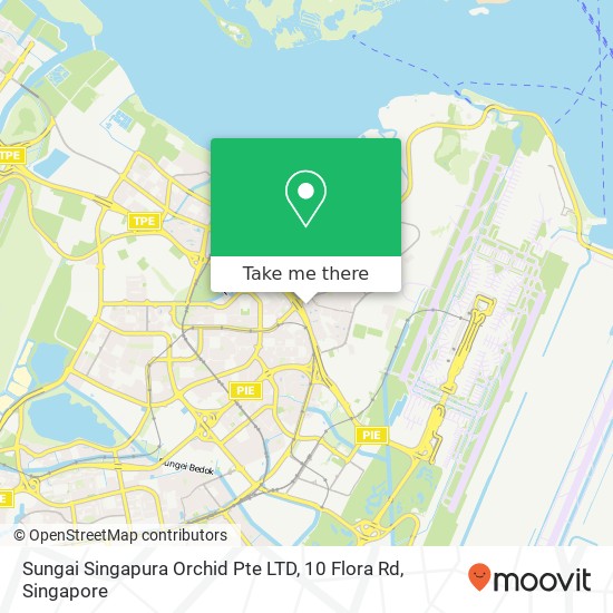 Sungai Singapura Orchid Pte LTD, 10 Flora Rd地图