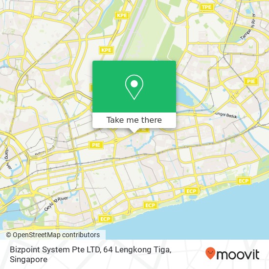 Bizpoint System Pte LTD, 64 Lengkong Tiga map