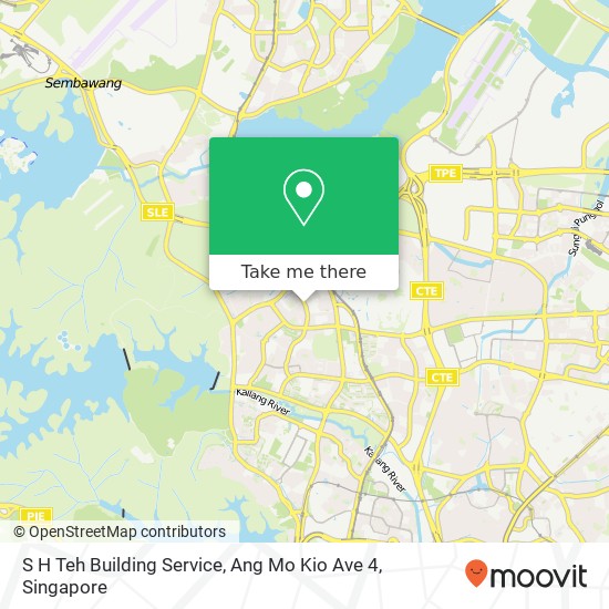 S H Teh Building Service, Ang Mo Kio Ave 4 map