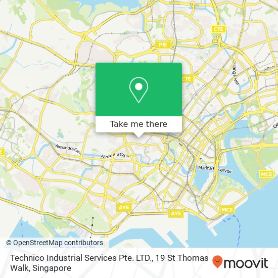 Technico Industrial Services Pte. LTD., 19 St Thomas Walk地图