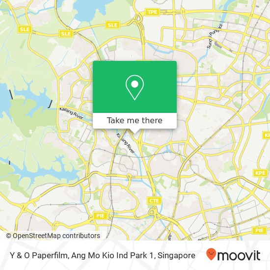 Y & O Paperfilm, Ang Mo Kio Ind Park 1 map