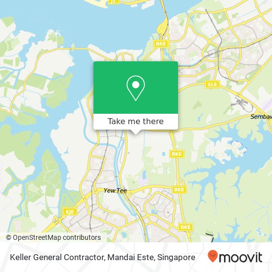 Keller General Contractor, Mandai Este地图