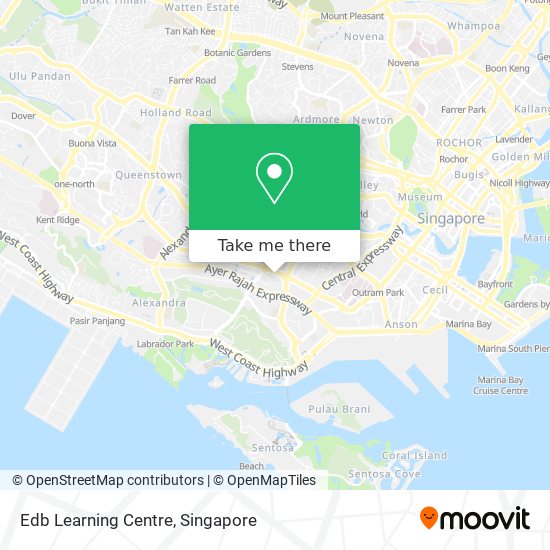 Edb Learning Centre map