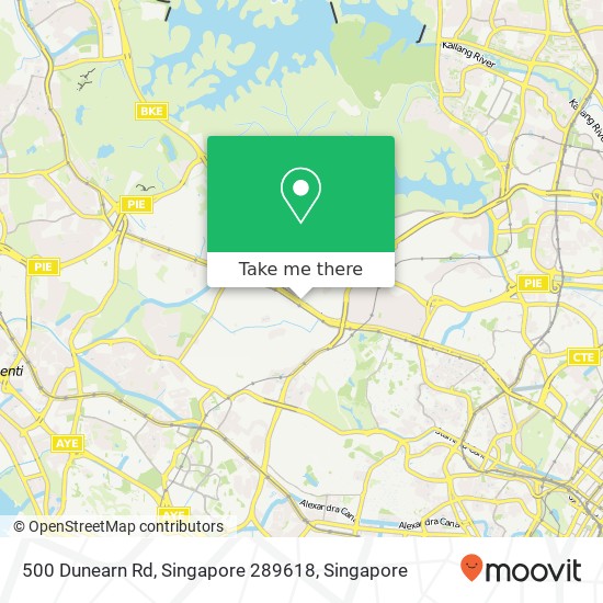 500 Dunearn Rd, Singapore 289618地图