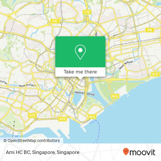 Ami HC BC, Singapore map