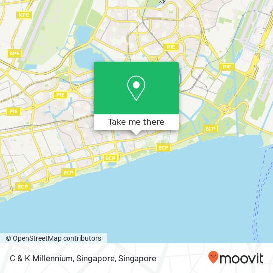 C & K Millennium, Singapore map