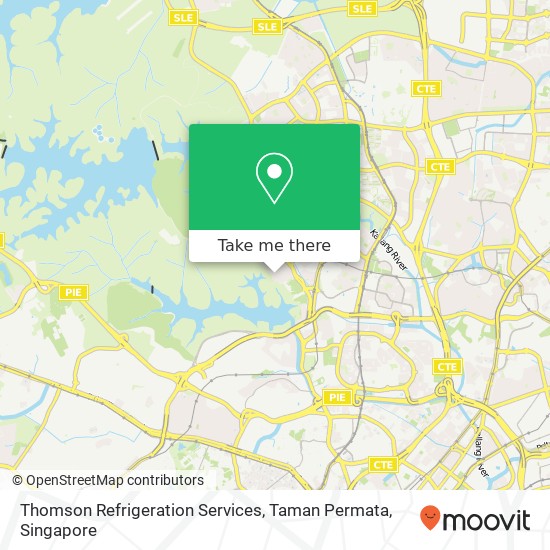 Thomson Refrigeration Services, Taman Permata map